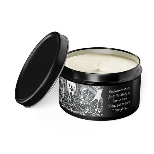 Glory Tin Candle (black)