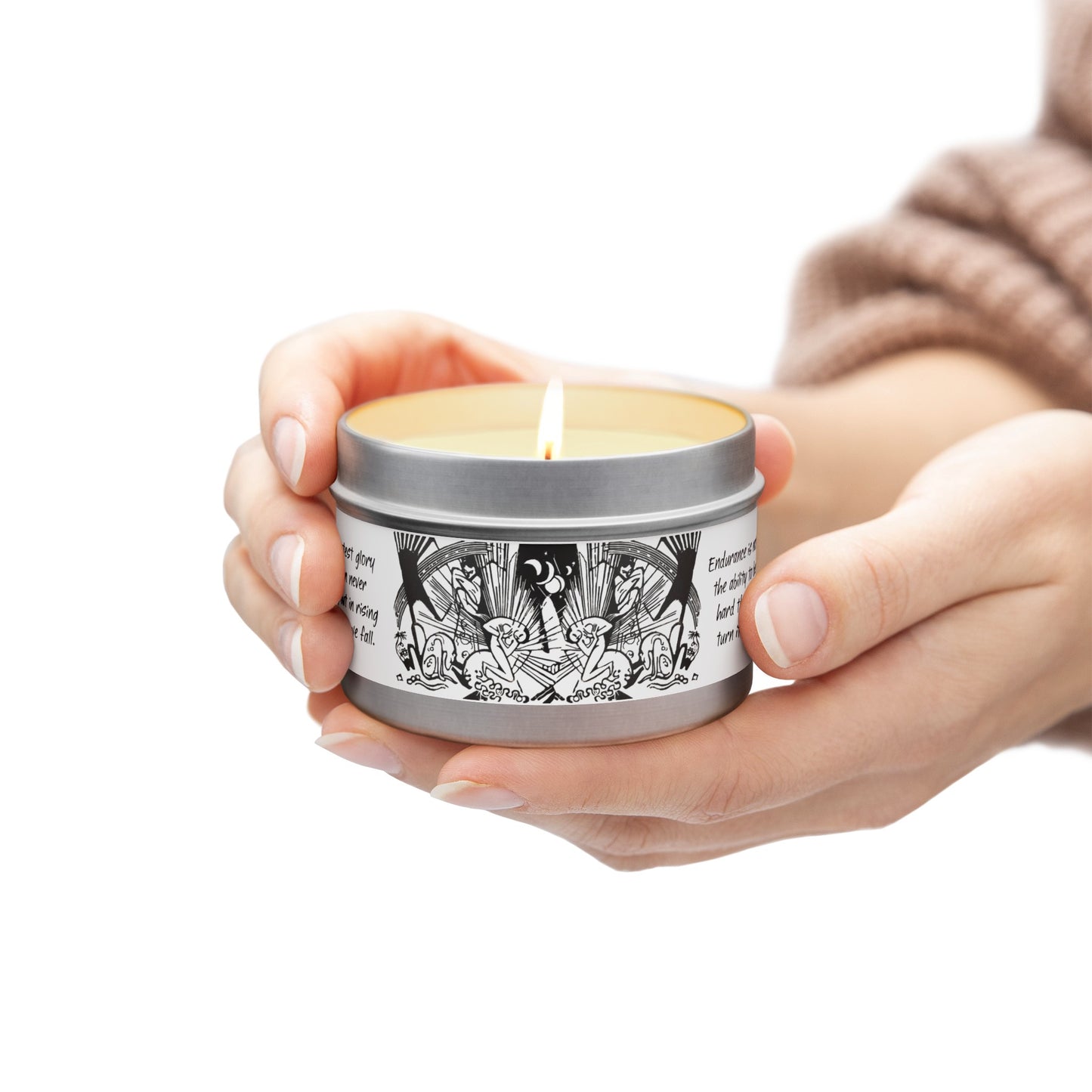 Glory Tin Candle (silver)