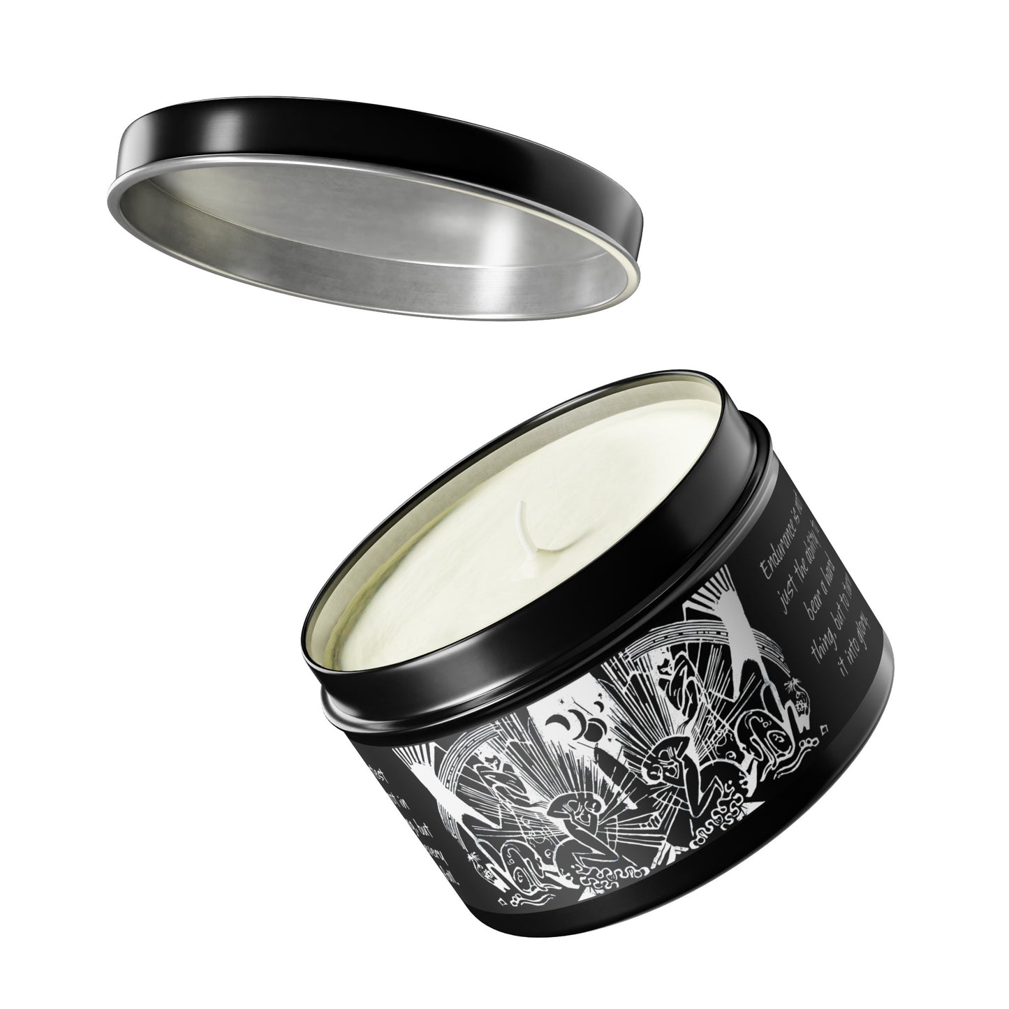 Glory Tin Candle (black)