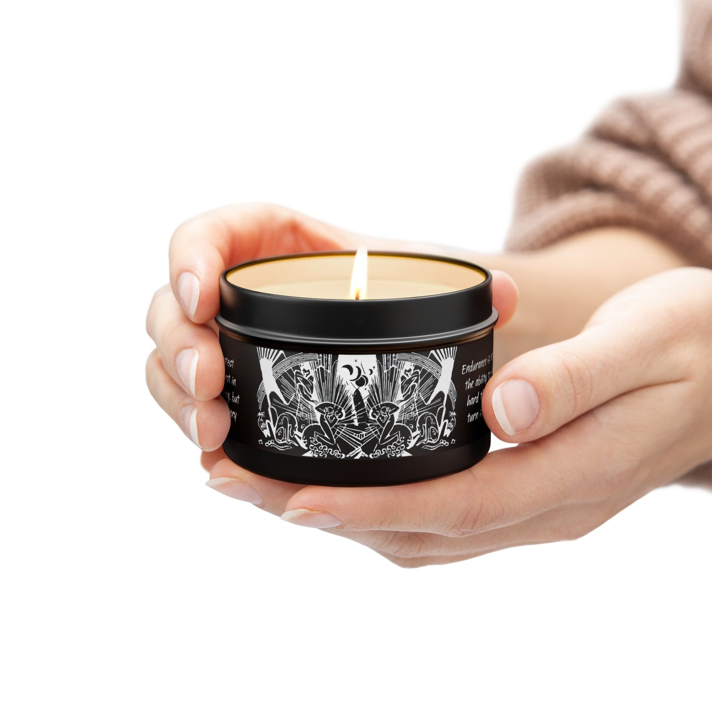 Glory Tin Candle (black)