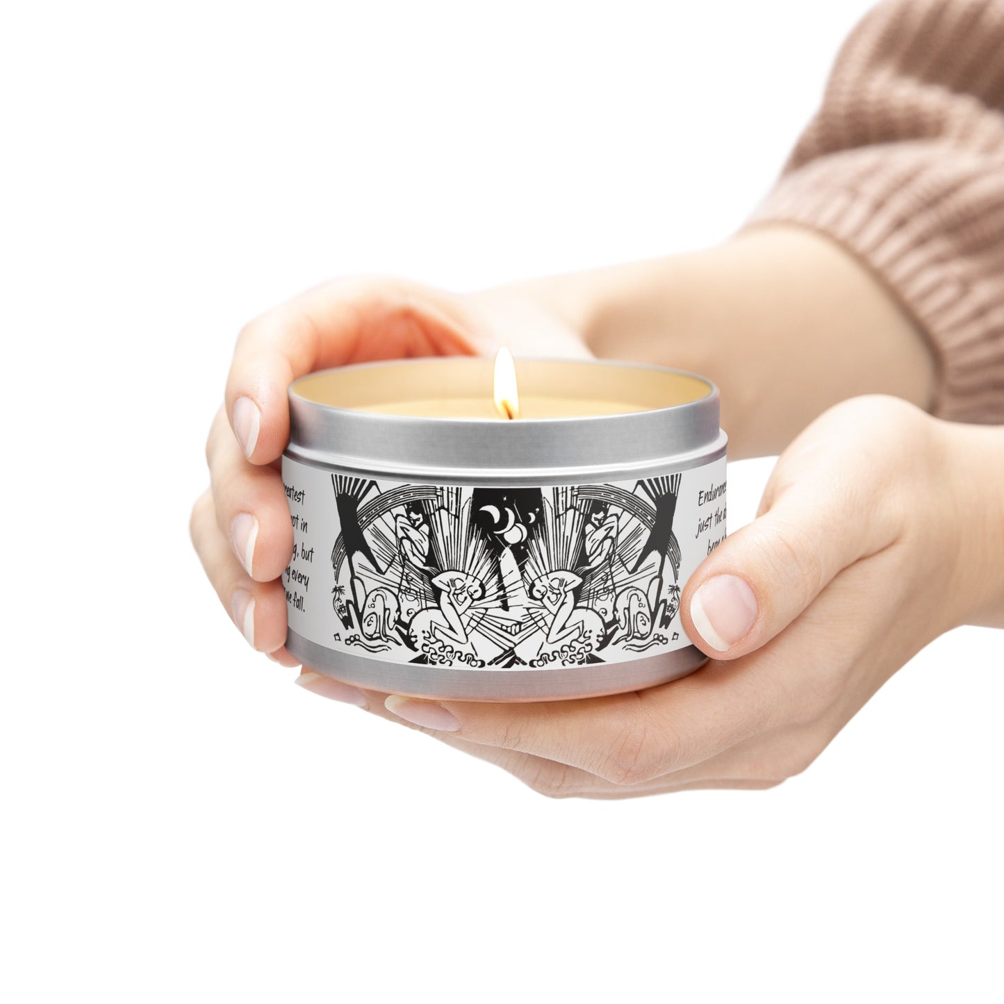 Glory Tin Candle (silver)