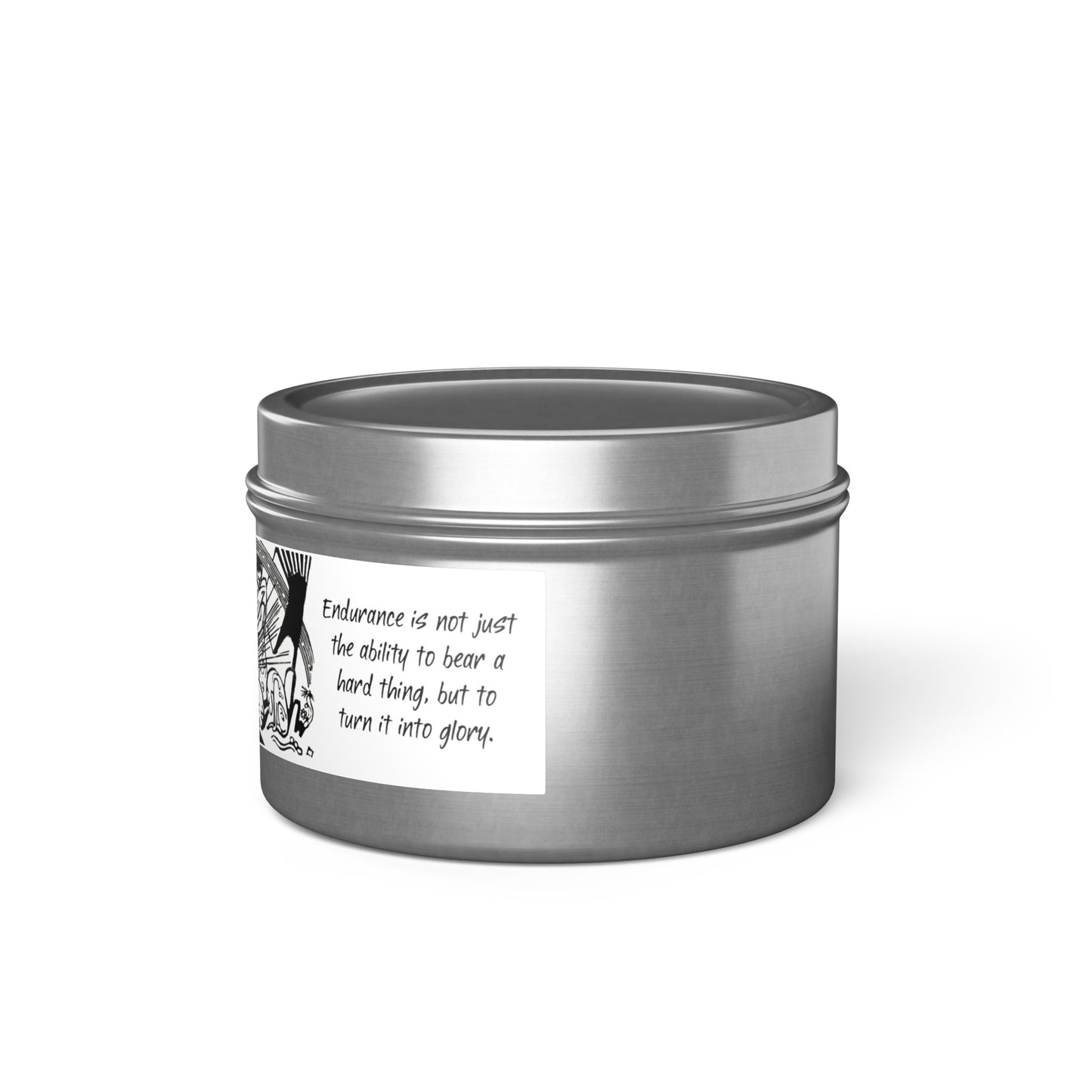 Glory Tin Candle (silver)