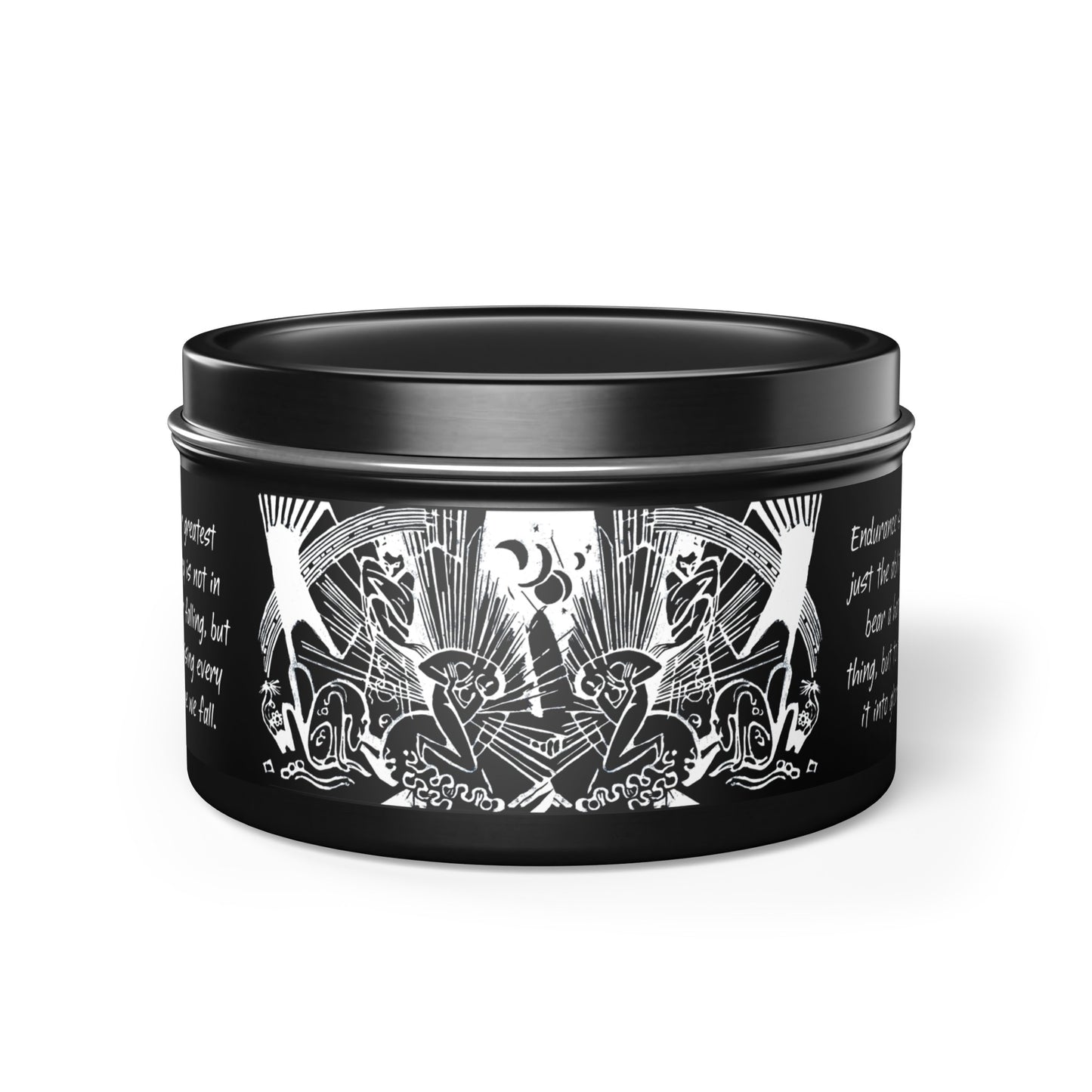 Glory Tin Candle (black)