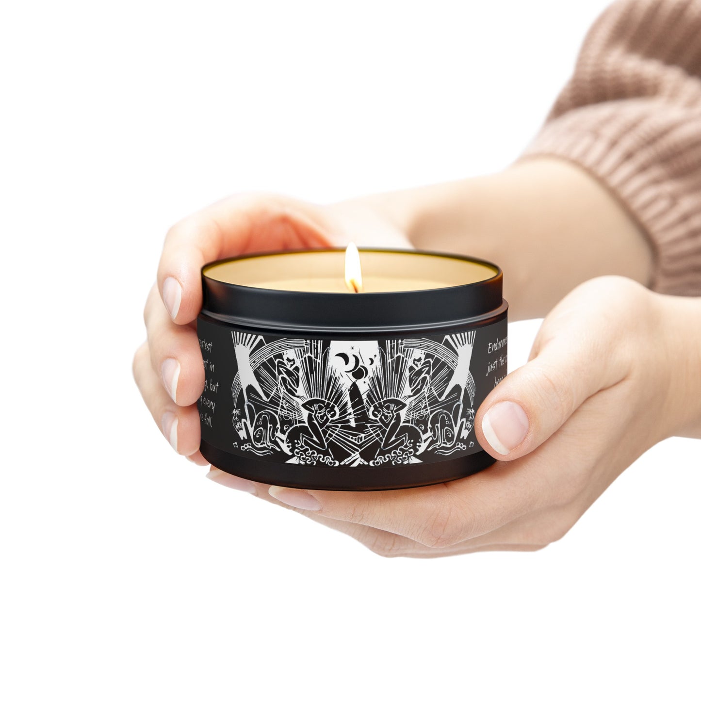 Glory Tin Candle (black)