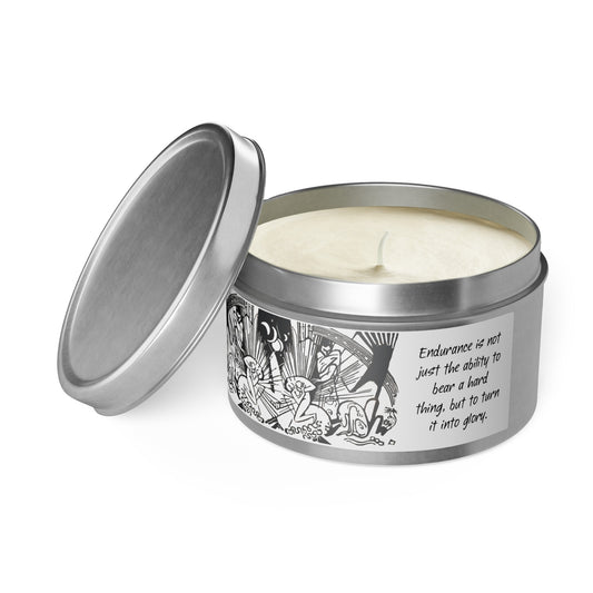 Glory Tin Candle (silver)