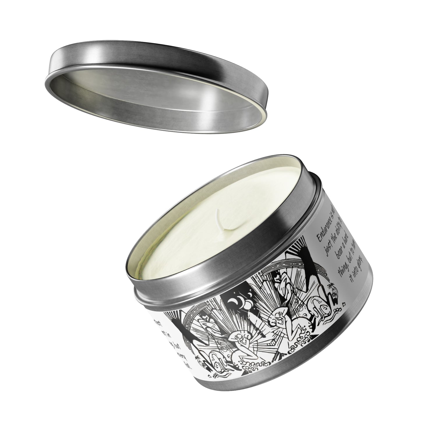 Glory Tin Candle (silver)