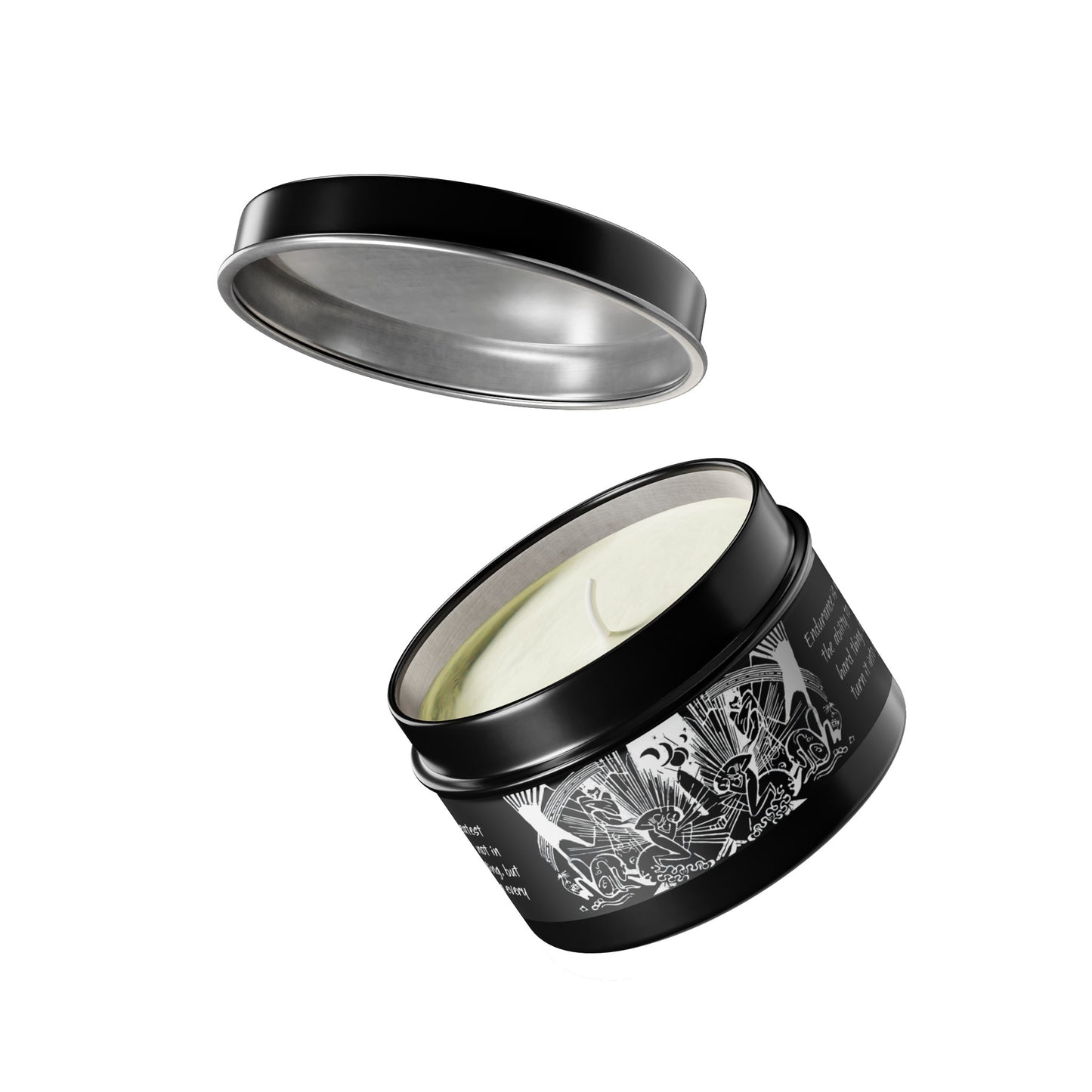 Glory Tin Candle (black)