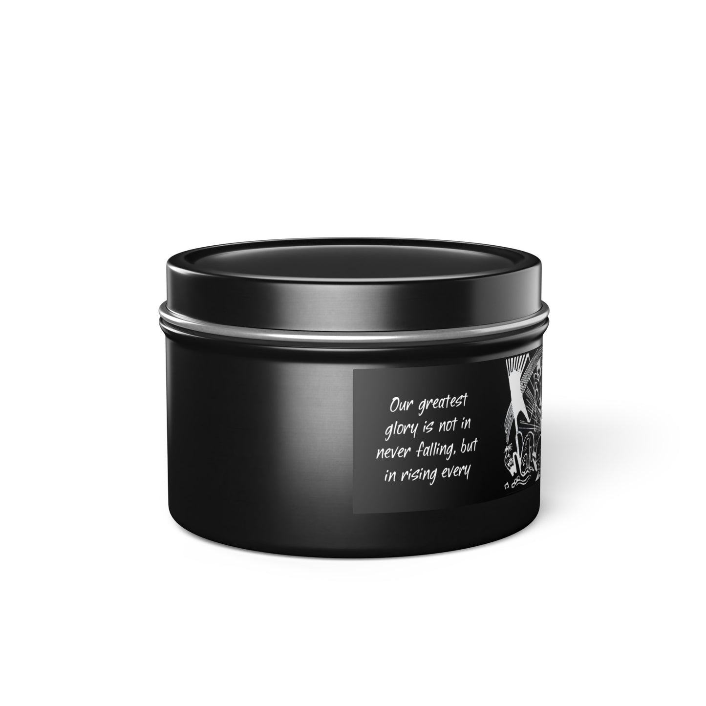 Glory Tin Candle (black)