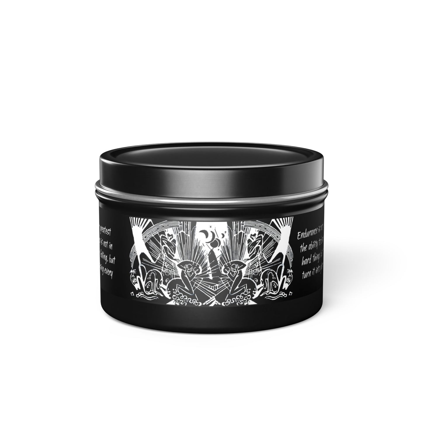 Glory Tin Candle (black)