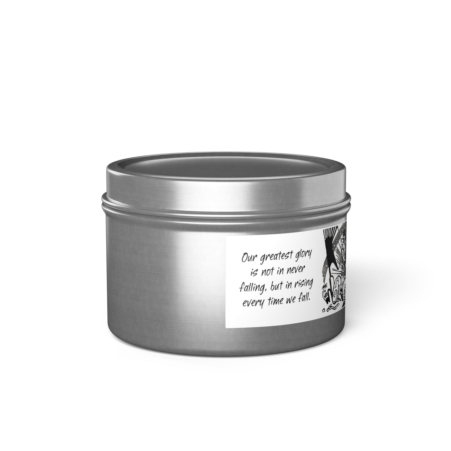 Glory Tin Candle (silver)