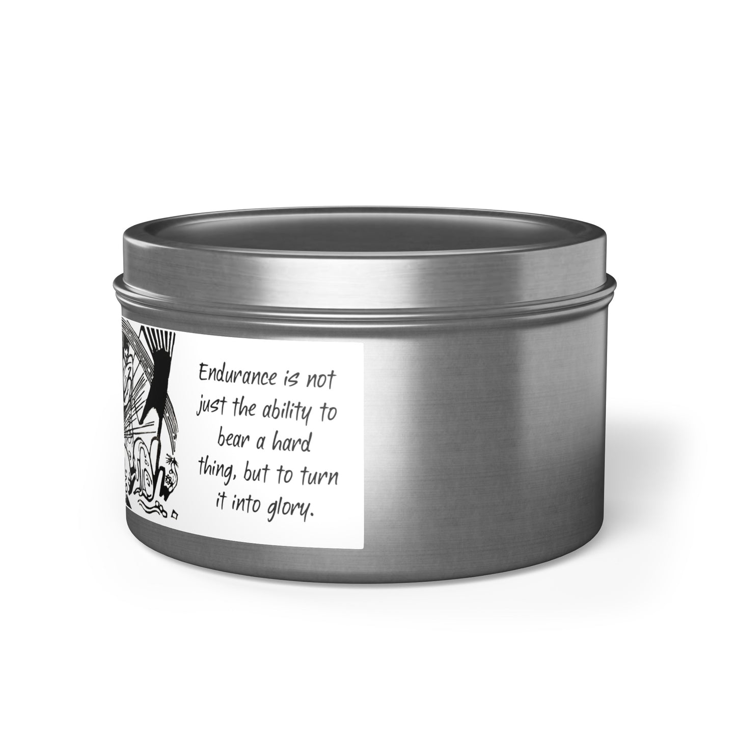 Glory Tin Candle (silver)