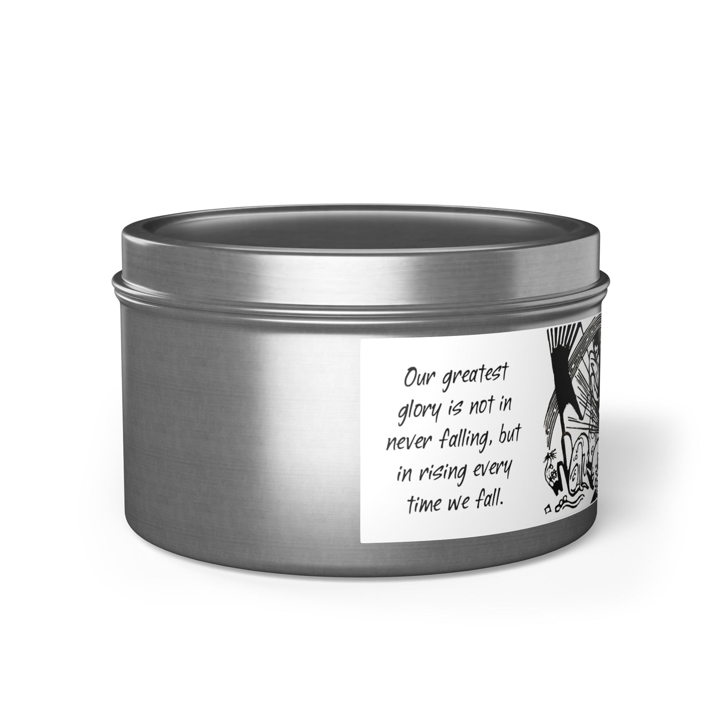 Glory Tin Candle (silver)